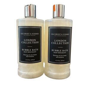 Gilchrist‎ & Soames London Collection Bubble Bath 15.5 oz Full Size 2 Bottles